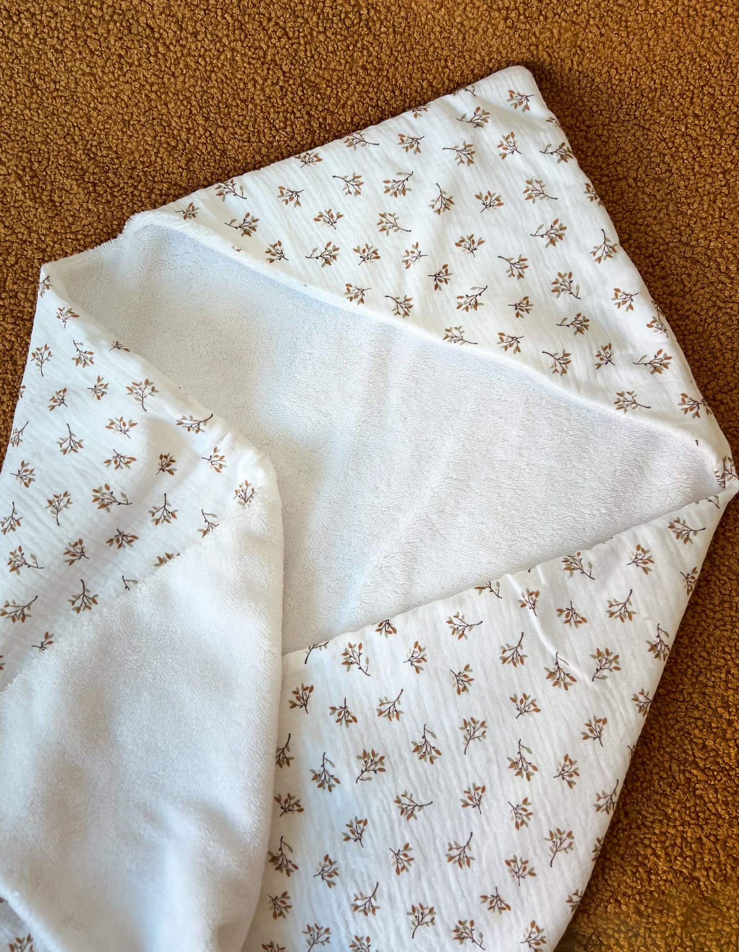 Cape de bain en double gaze