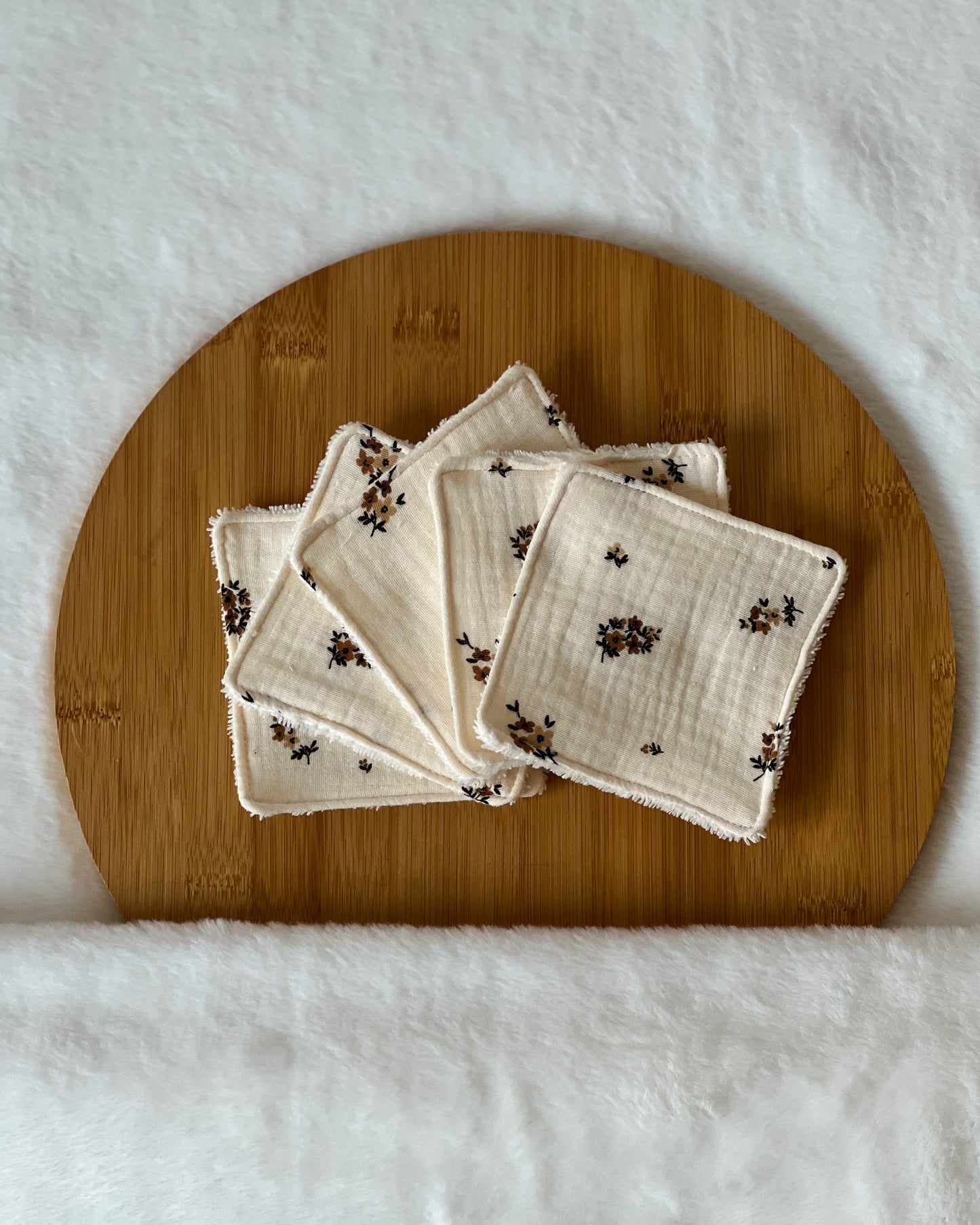 Lingettes lavables – Éponge bambou & gaze de coton
