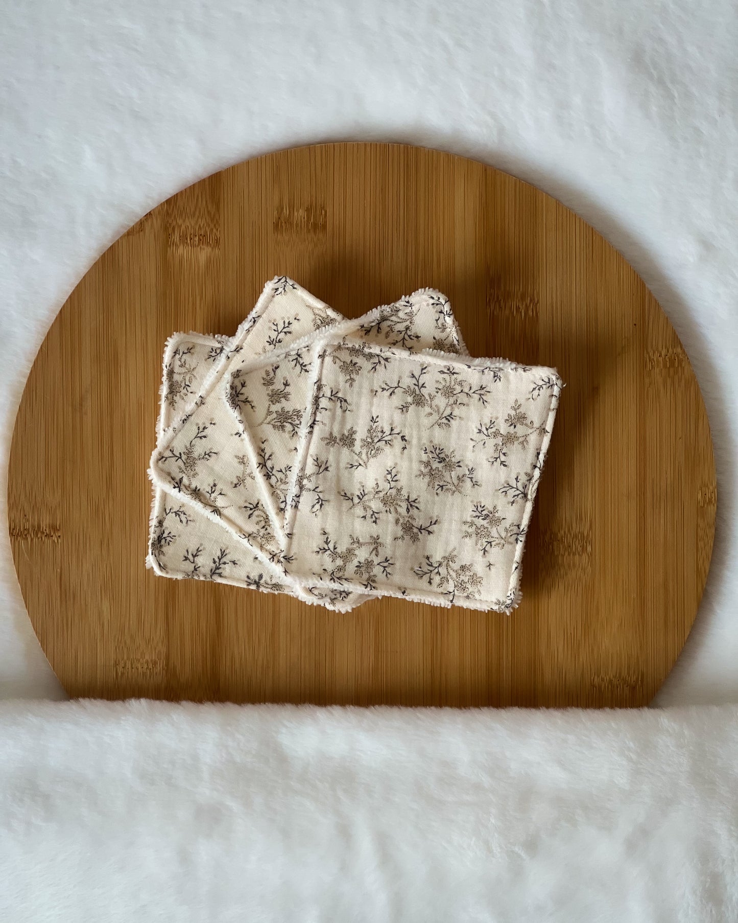 Lingettes lavables – Éponge bambou & gaze de coton