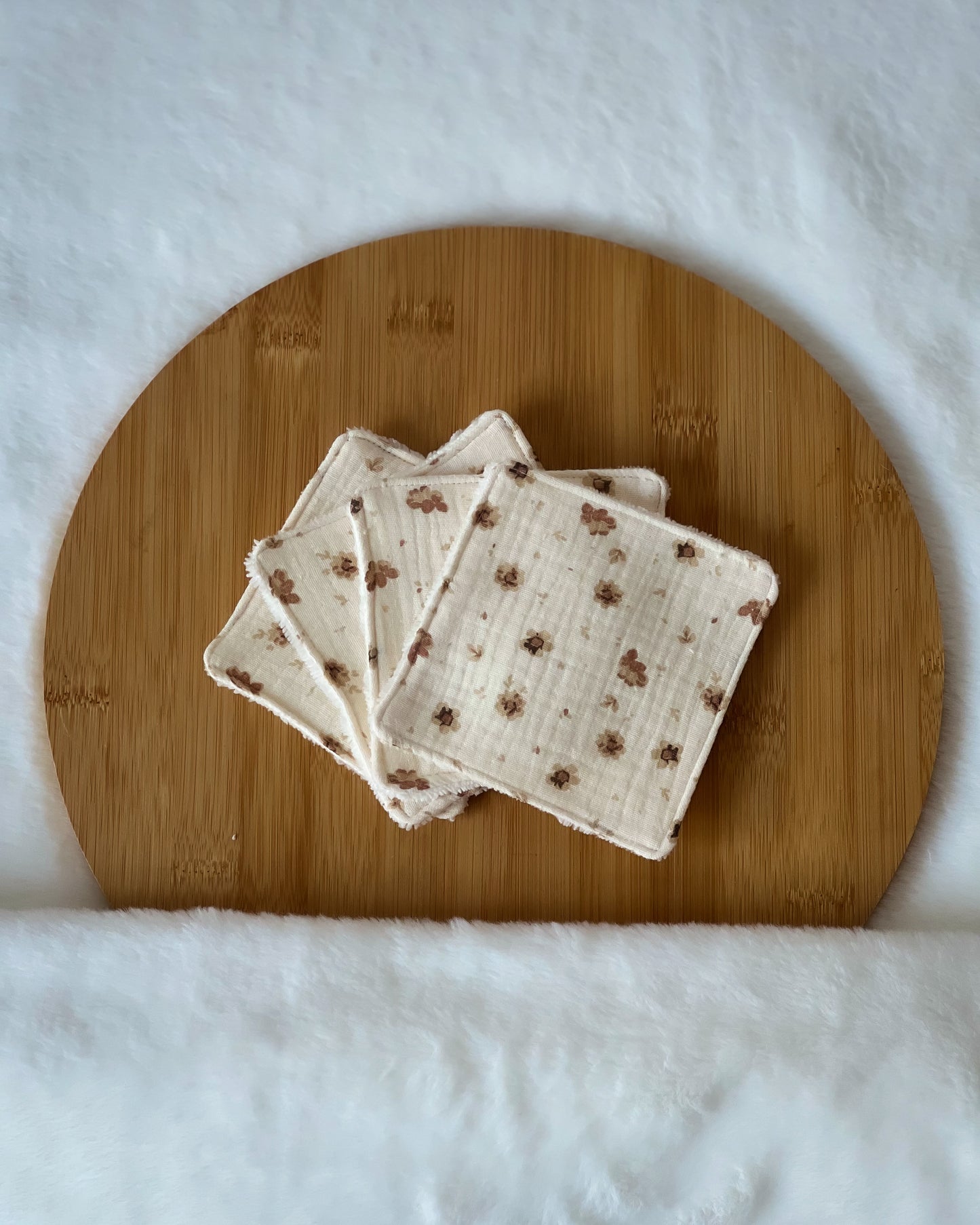 Lingettes lavables – Éponge bambou & gaze de coton