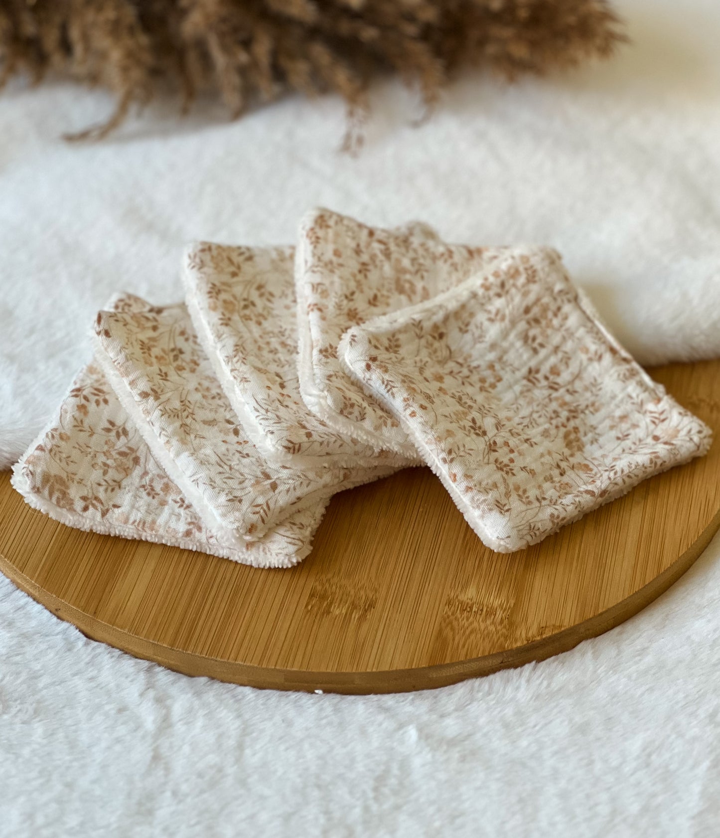 Lingettes lavables – Éponge bambou & gaze de coton