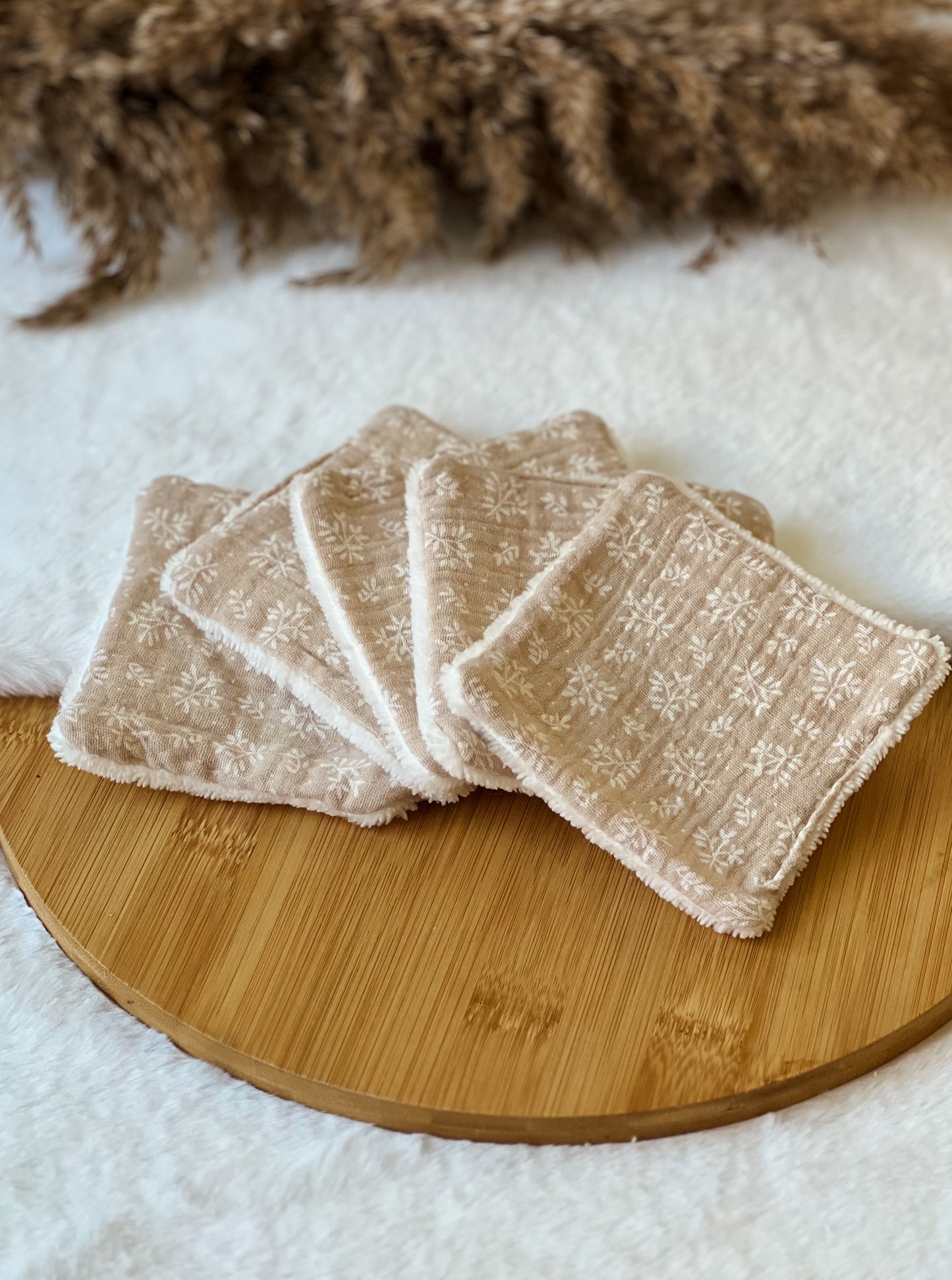 Lingettes lavables – Éponge bambou & gaze de coton