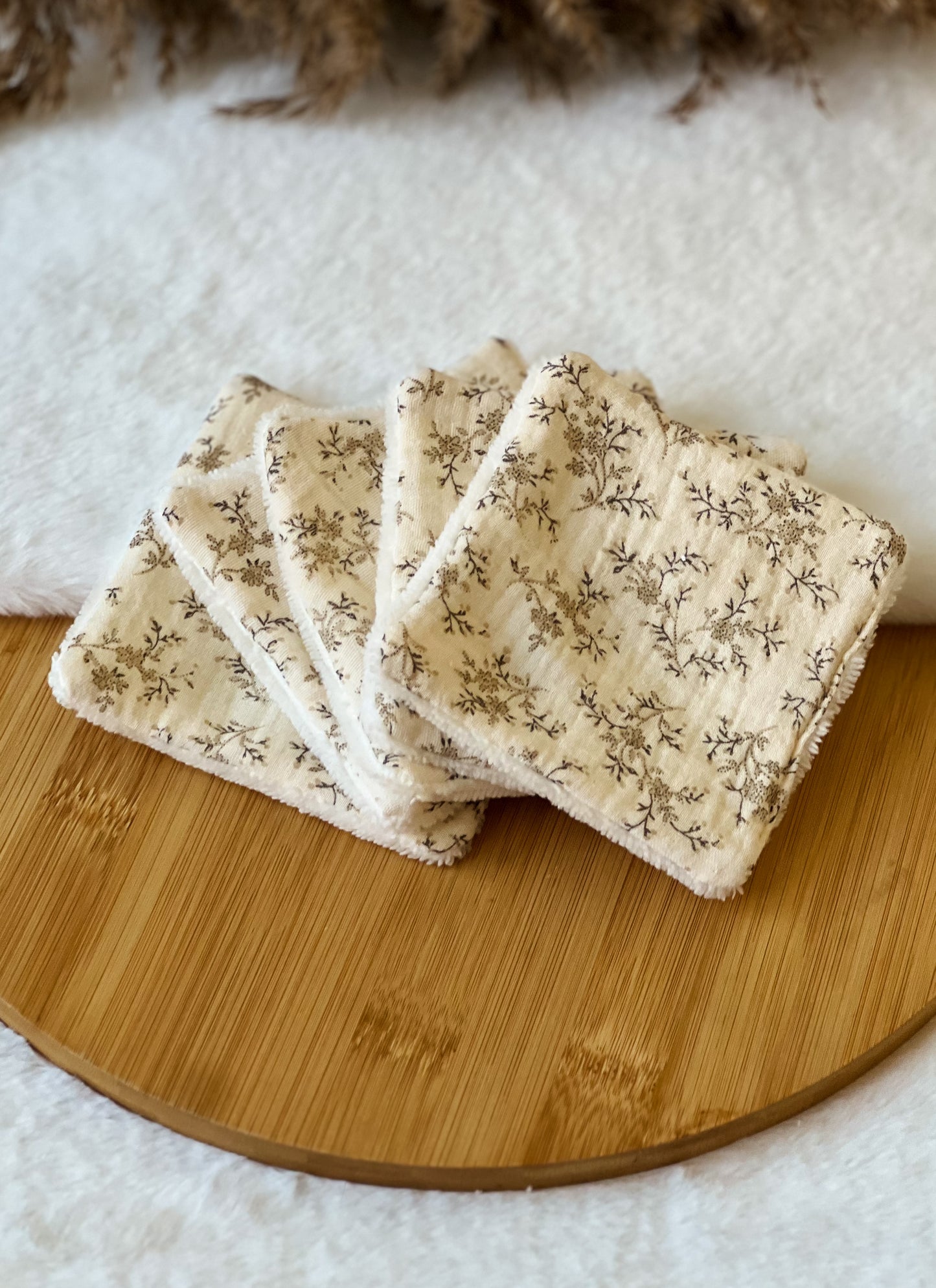 Lingettes lavables – Éponge bambou & gaze de coton