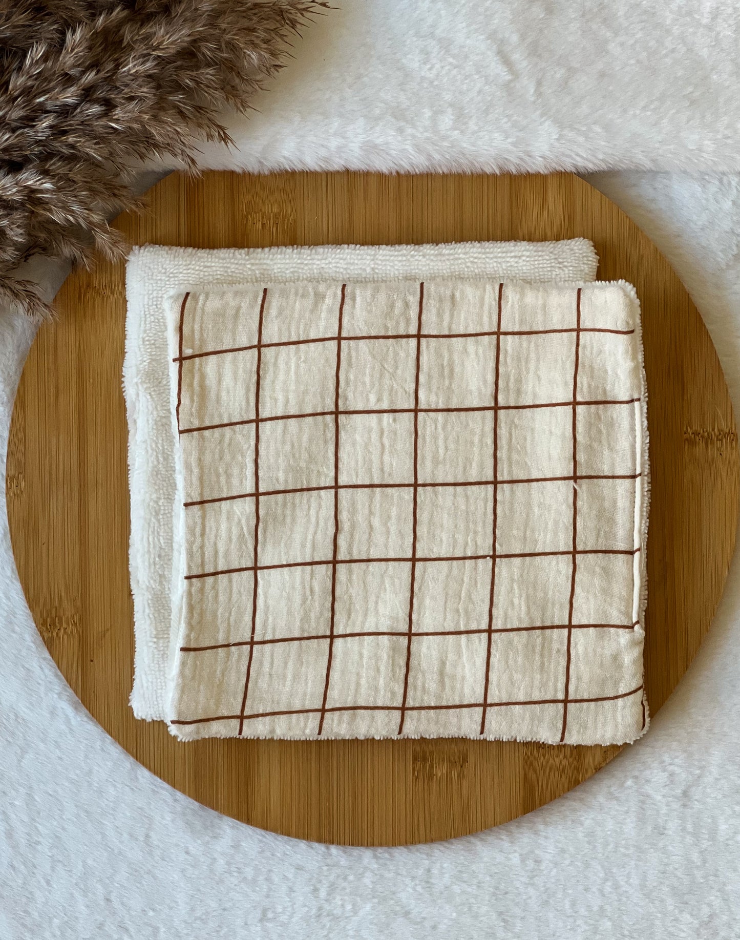 Lingettes lavables pour le visage
