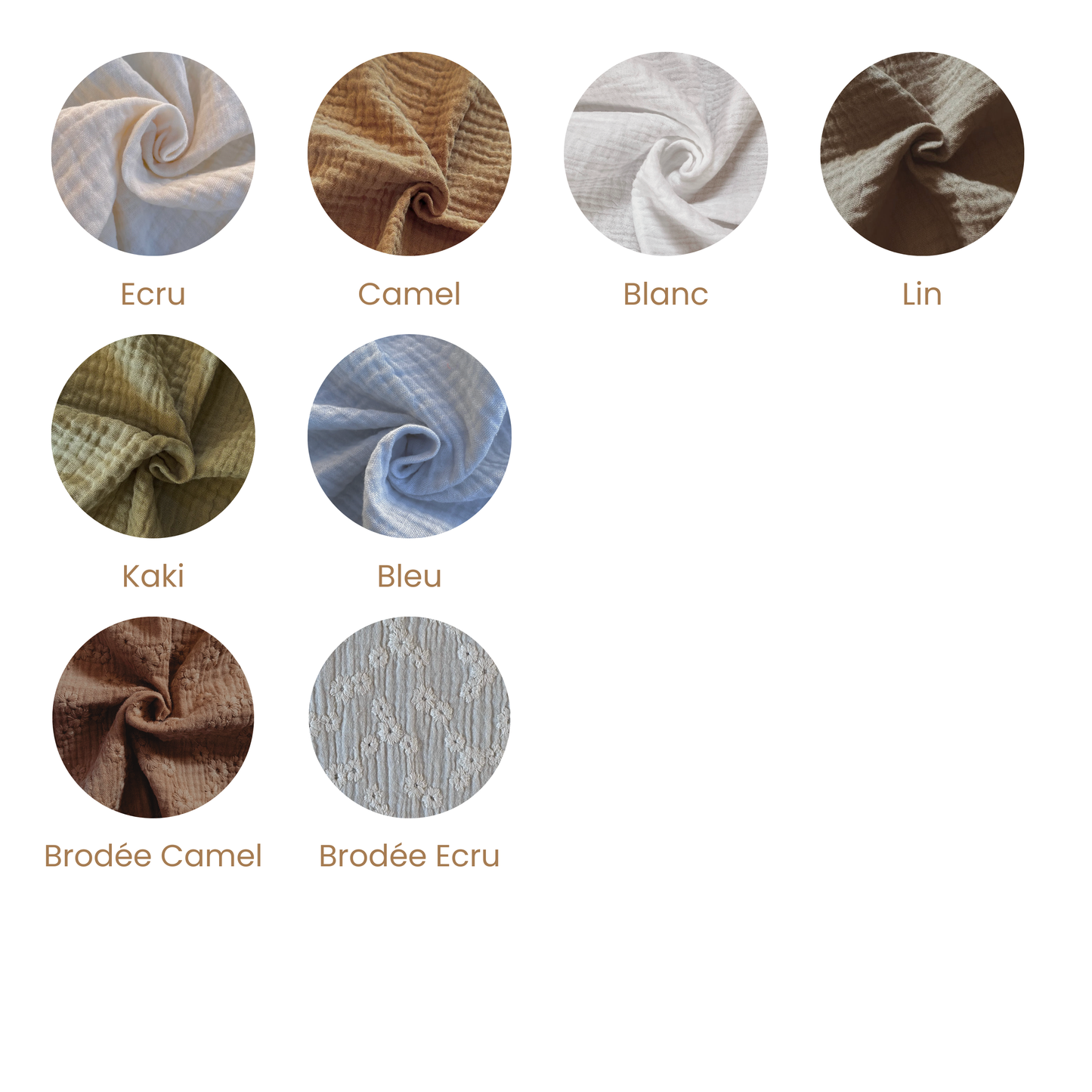 Foulard Chèche en Double Gaze