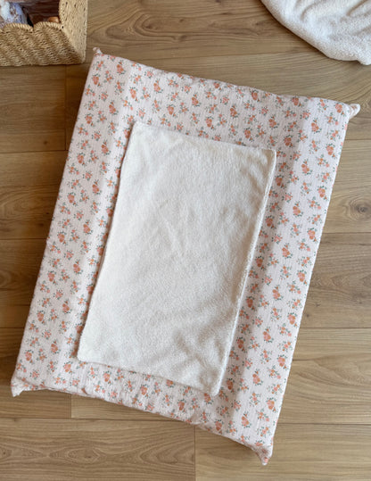Housse de matelas à langer avec serviette amovible