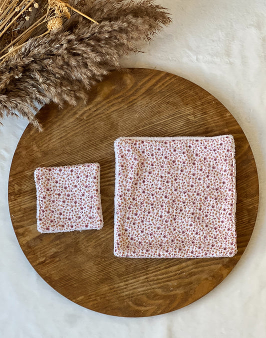 Duo douceur -  Lot de lingettes lavables