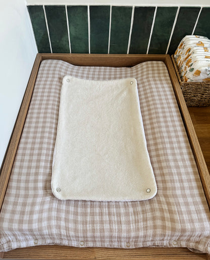 Housse de matelas à langer avec serviette amovible